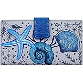 Anna by Anuschka Women's Hand Painted Genuine Leather Two Fold Organizer Wallet