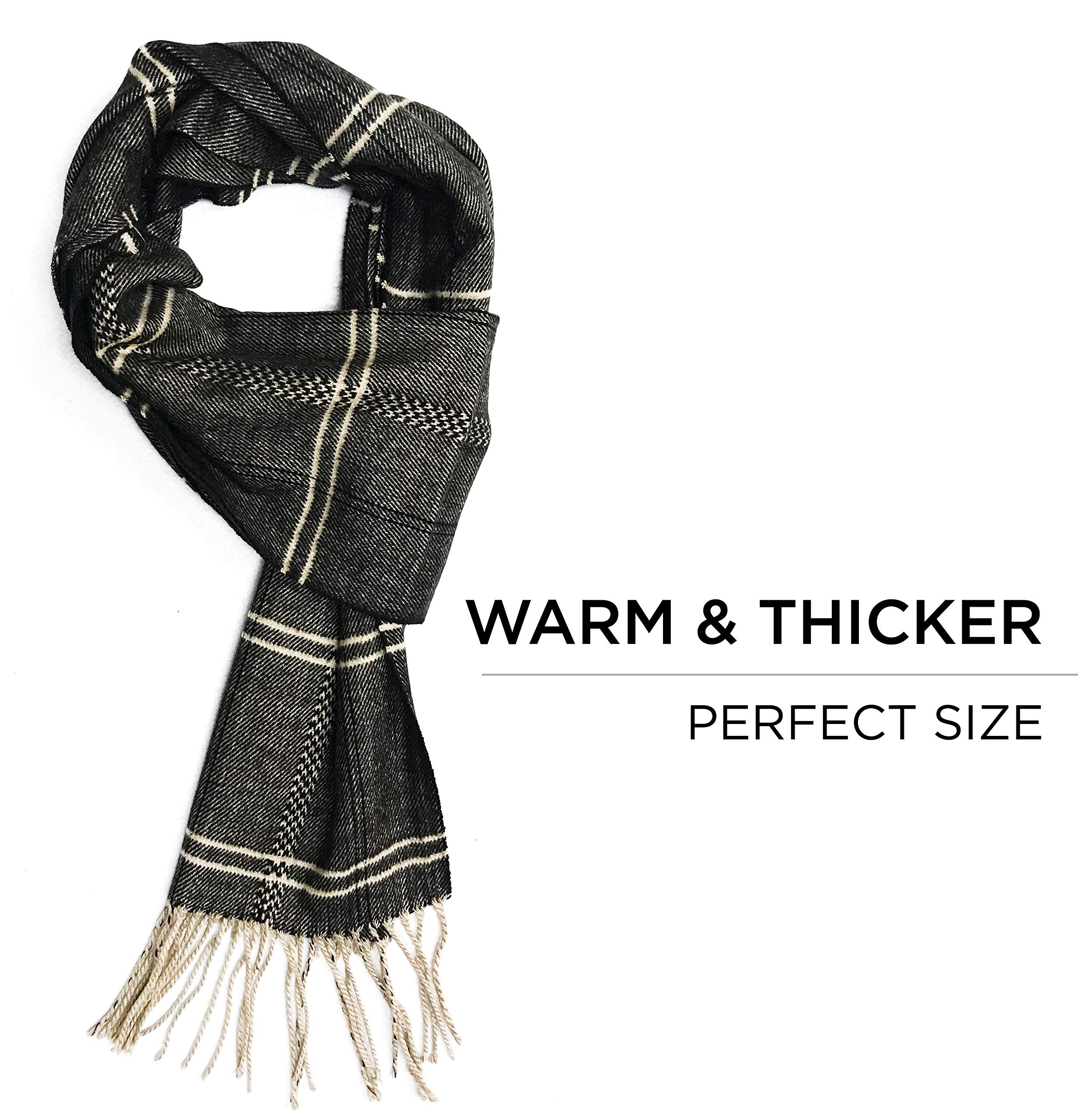 Calvia Cashmere Feel Scarf - Super Soft & Warm for Winter - Elegant Looks for Women & Men Calvia Cashmere Feel Scarf - Super Soft & Warm for Winter - Elegant Looks for Women & Men