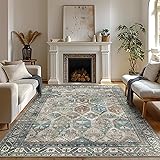 Bavni Area Rug 8x10 Machine Washable Vintage