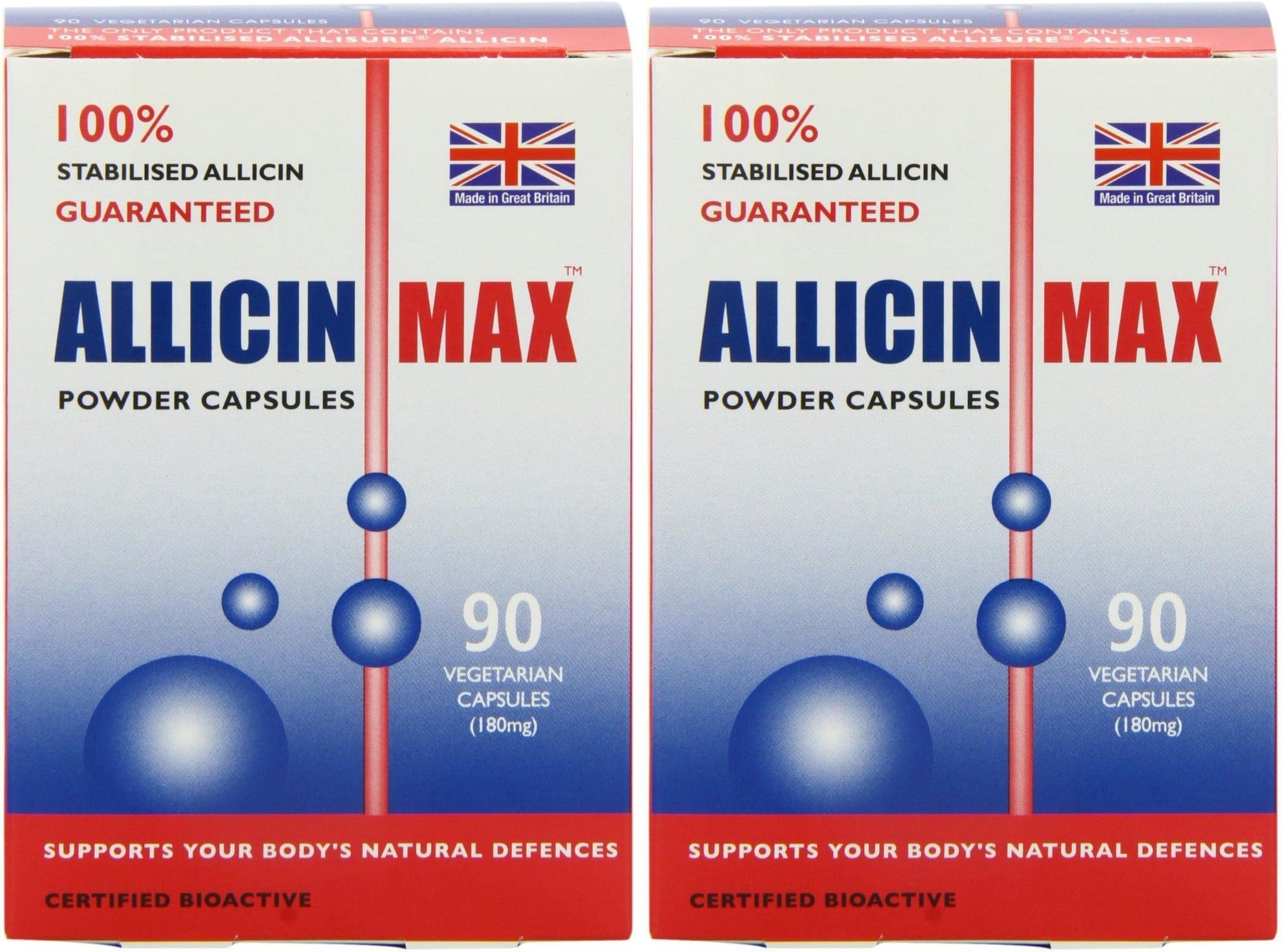 (2 PACK) - Allicin Allicin Max 180Mg Veg Capsules | 90s | 2 PACK - SUPER SAVER - SAVE MONEY