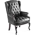 Boss Office Products Wingback Traditional Guest Chair in Black