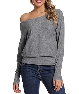 slouchy one shoulder tops