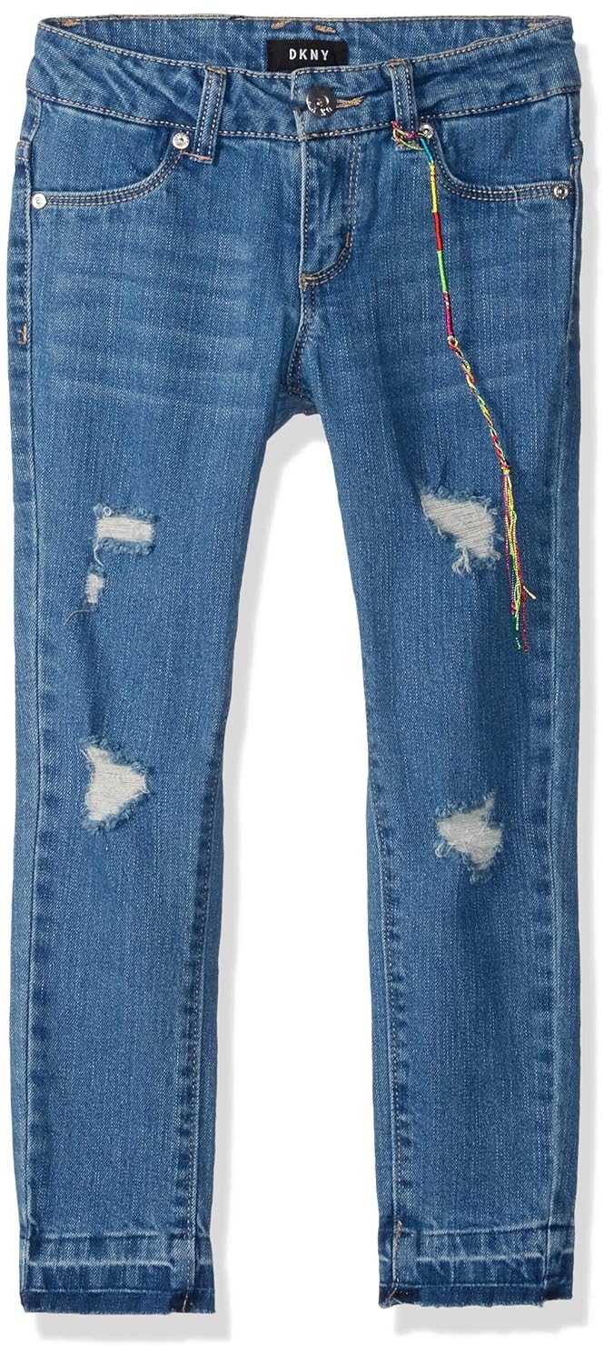 DKNY Girls Big Chrystie Super Skinny Ankle Jean