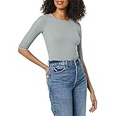 Vince Women's Elbow Sleeve Crew Neck Top
