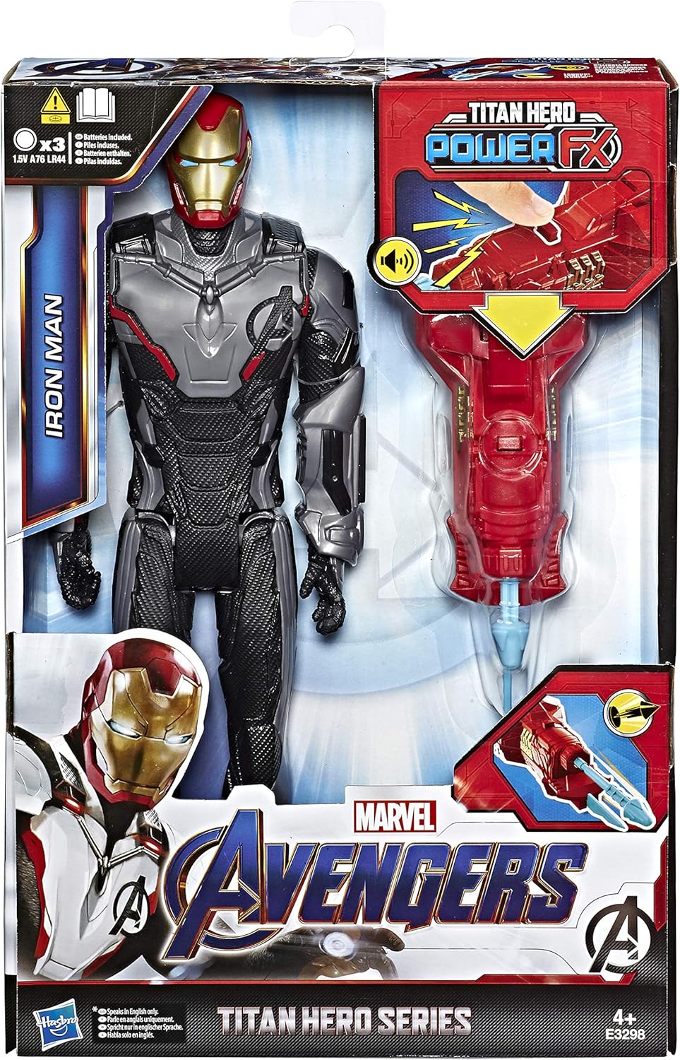 Hasbro- Iron Man de titanio con Quantum Power Pack, aprox. Figura de acción de 30 cm, Multicolor (E3298100) , color/modelo surtido: Amazon.es: Juguetes y juegos