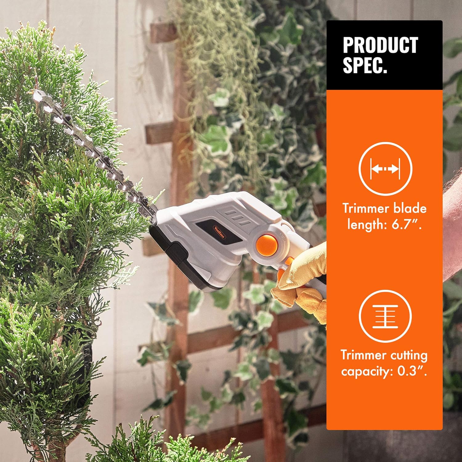 vonhaus cordless grass trimmer