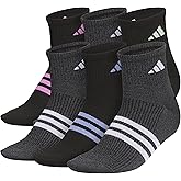 adidas womens Superlite Quarter Ankle Socks (6-pair Pack)