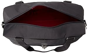 Exterior crinkle nylon and interior polyester lining