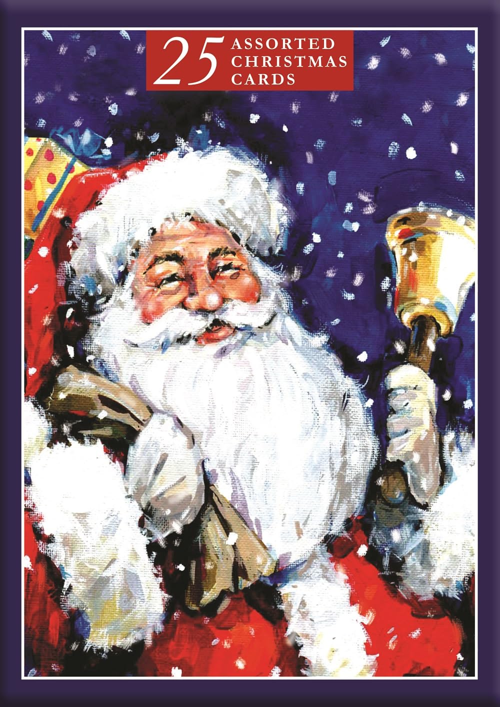 Box of 25 Assorted Christmas Cards - (PH-XBV0012) - Christmas Tree Bumper Box - Various Sizes and Designs