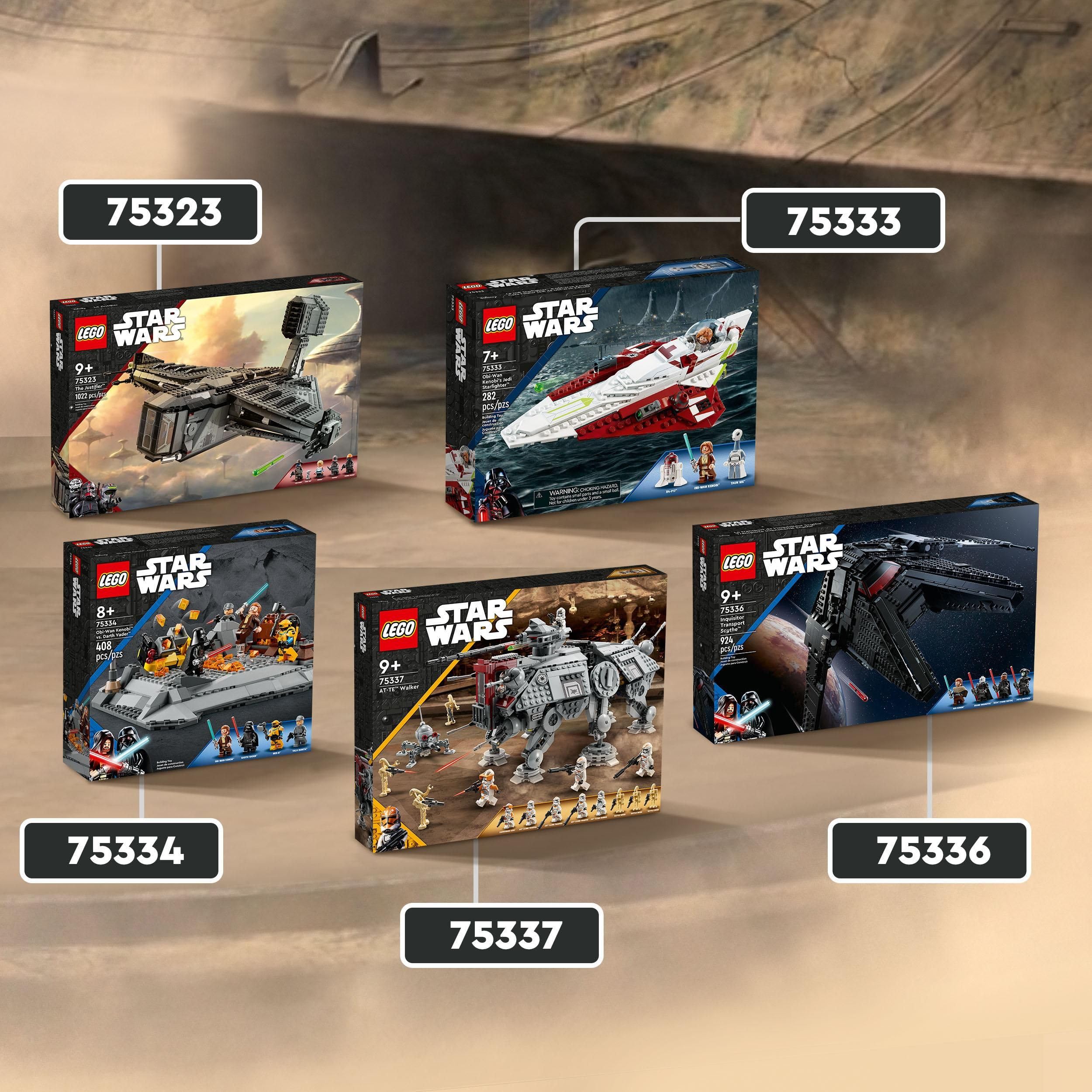 LEGO Star Wars 75337 AT-TE Walker Spielzeug mit 3 Mini-Figuren aus dem 212. Klon-Trupp, Zwergspinne und Battle Droid Figuren – Geschenk für Jungs ab 9 Jahren und Fans von Die Rache der Sith 7