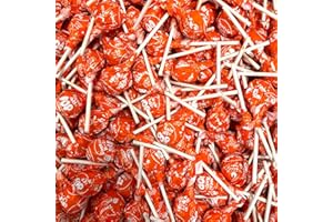 SNEAKY MANGO Orange Tootsie Pops 40 Piece Bulk Candy Pack Individually Wrapped Lollipops - Approx. 1.68 Lbs of Pops