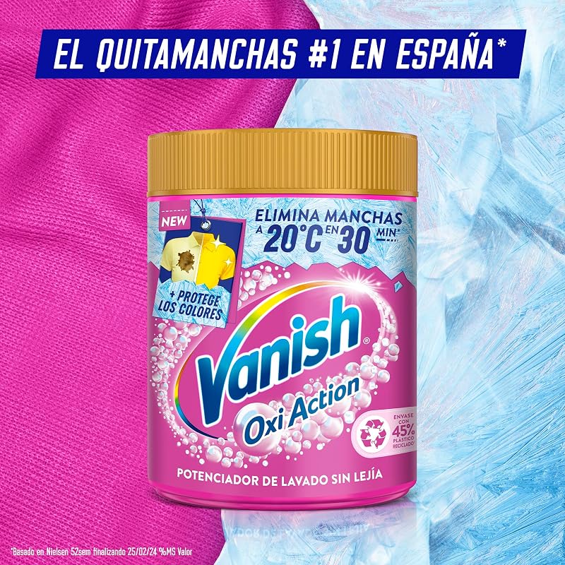 Vanish Gold Quitamanchas - Nuestra Mejor Fórmula en Polvo, sin Lejía, 960gr