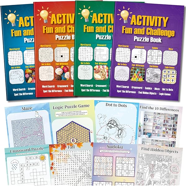 Amazon.com: The All-in-One Activity Book for Adults: Fun and