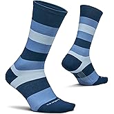 Feetures Everyday Max Cushion Crew Sock for Men - Moisture-Wicking Socks