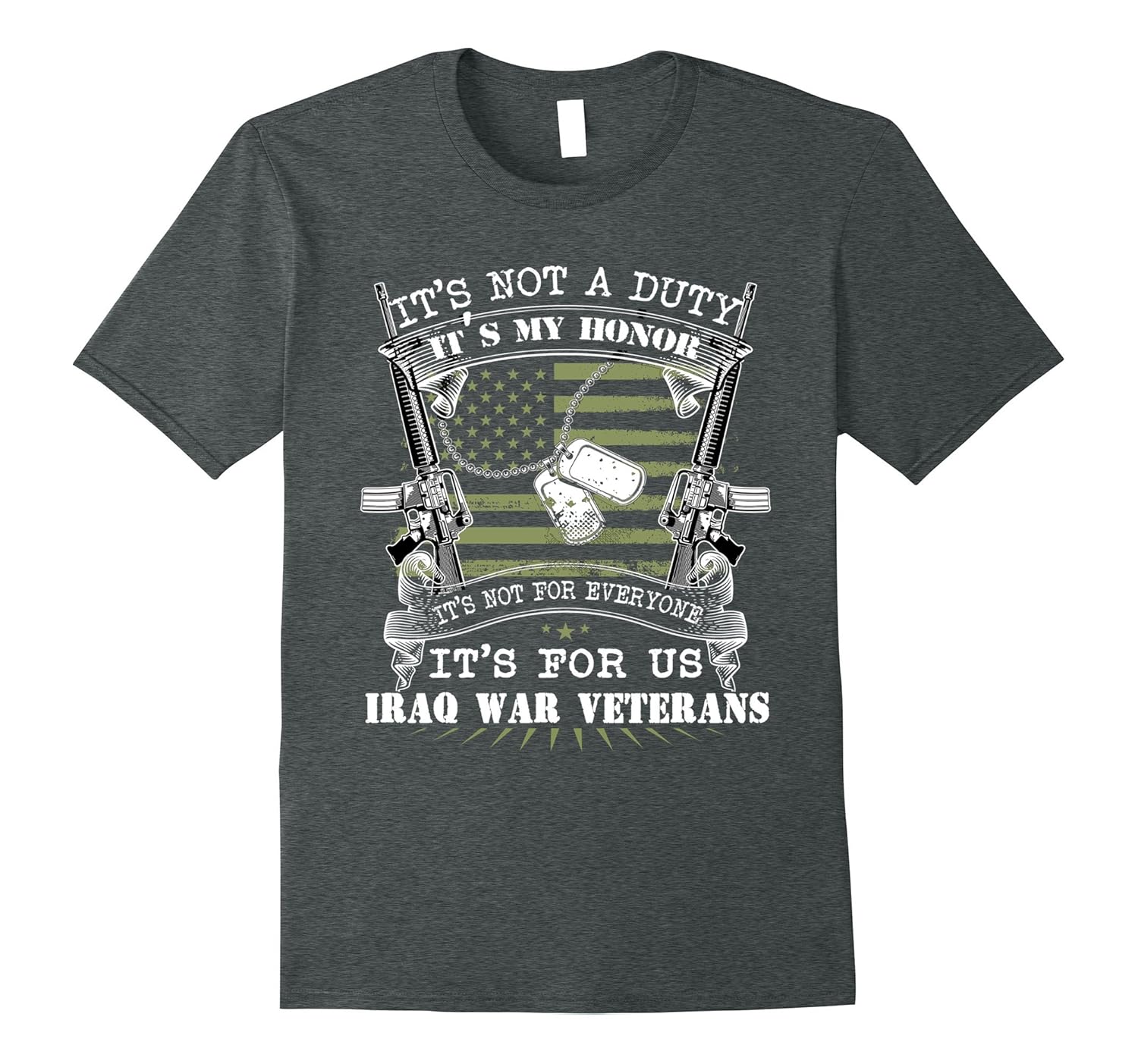 Iraq War Veteran Shirt Men Women Army Tee Gifts T Shirts-4LVS