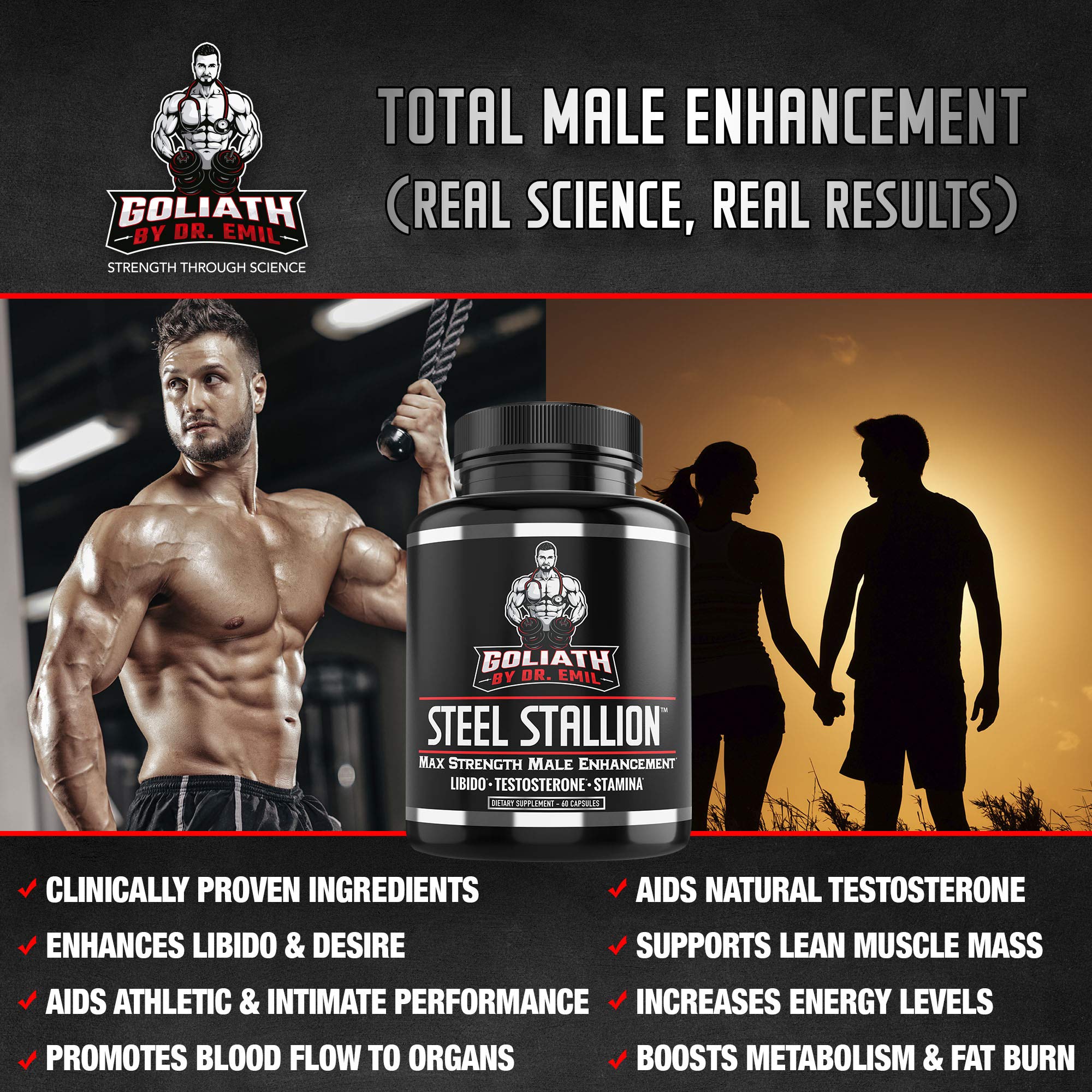 Goliath By Dr. Emil Steel Stallion Male Enhancement Supplement