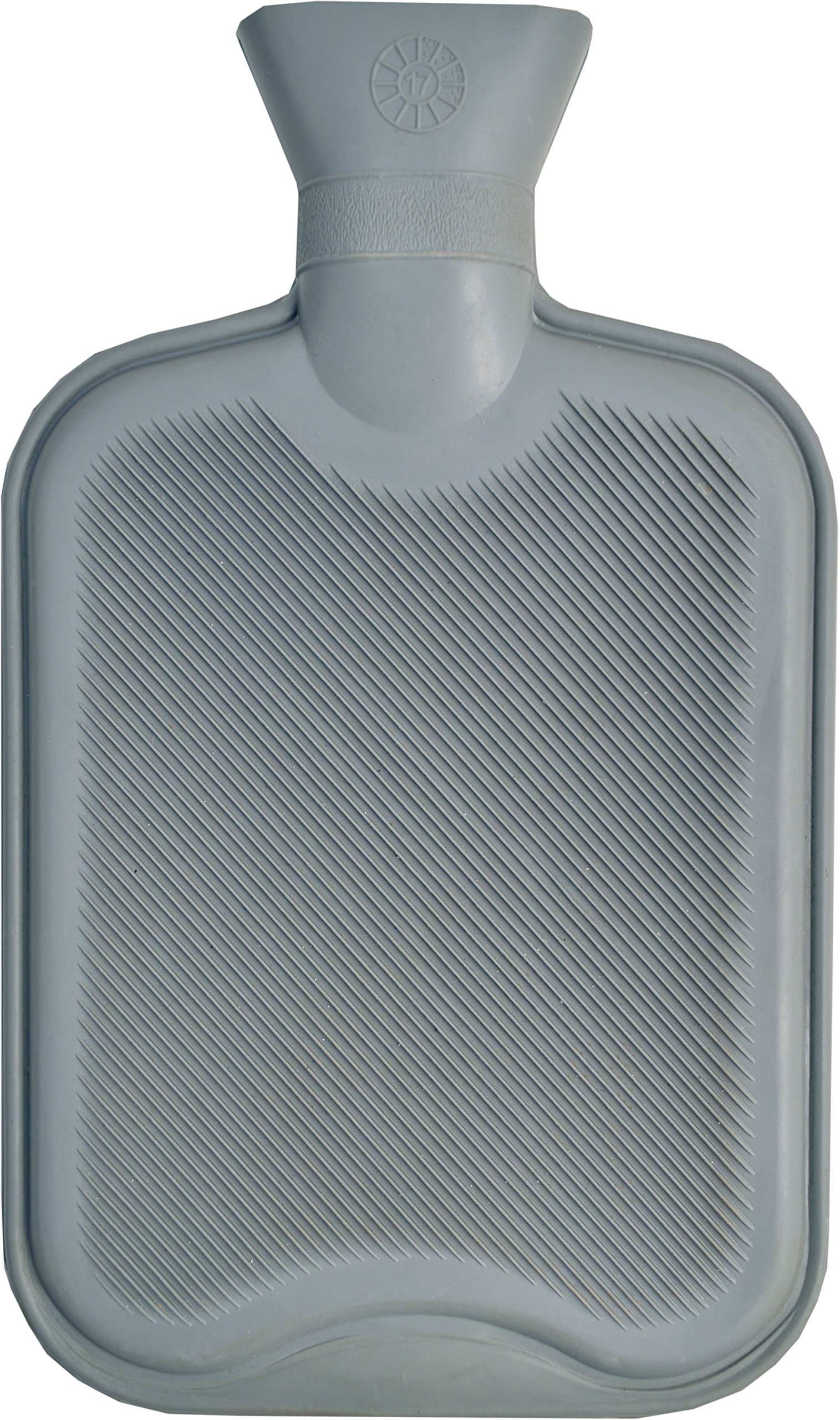 Vagabond 2L Grey Ribbed Hot Water Bottle