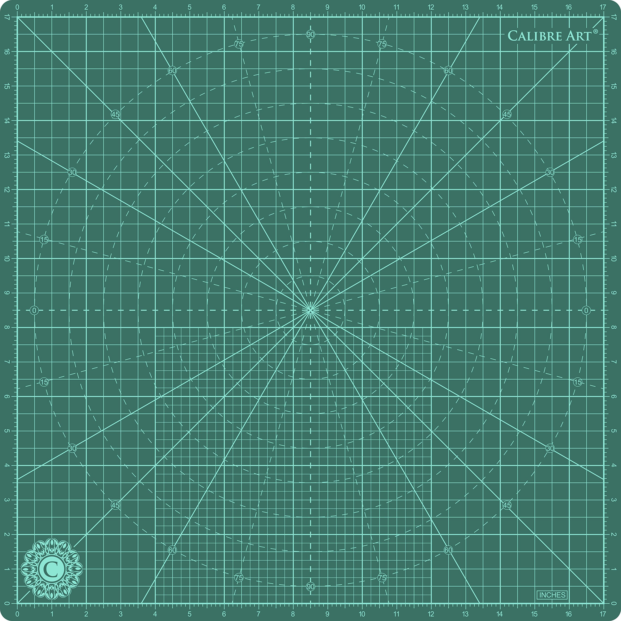 Calibre Art Self Healing Rotating Cutting Mat 18x18 (17