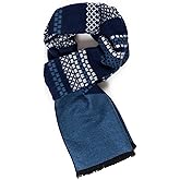 Scarf for Men Reversible Elegant Classic Cashmere Feel Scarves for Fall Winter
