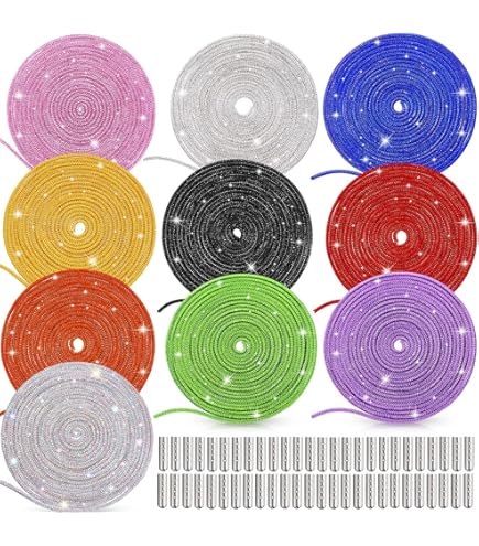 Oumefar 100 Set Shoelace Crochet Oeillet Boucle Rivet Double