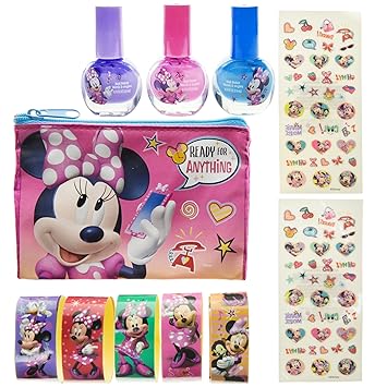 minnie mouse nail polish set