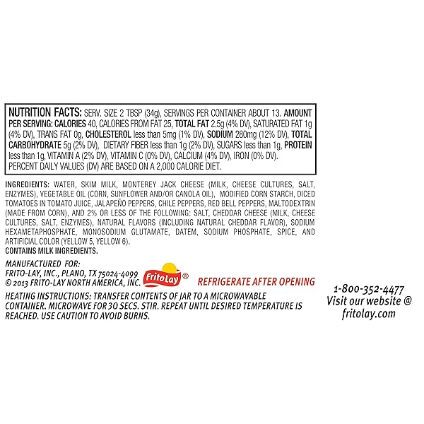 TOSTITOS DIP, SALSA CON QUESO, MEDIUM, 15OZ