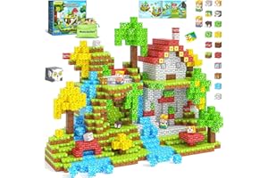 MATCHTILES Magnetic Blocks with Forest Animals, Magnetic Building Blocks Magnet Cube Toys Stacking, Build Forest World Set, STEM Montessori Sensory Toys for Kids Boys Girls Age 3 4 5 6 7 8 9 10 Gifts