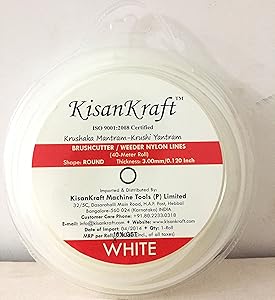 KISAN KRAFT Nylon Brushcutter Trimmer Strimmer Line (40METRE)