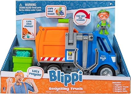 Amazon.com: Blippi Recycling Truck 