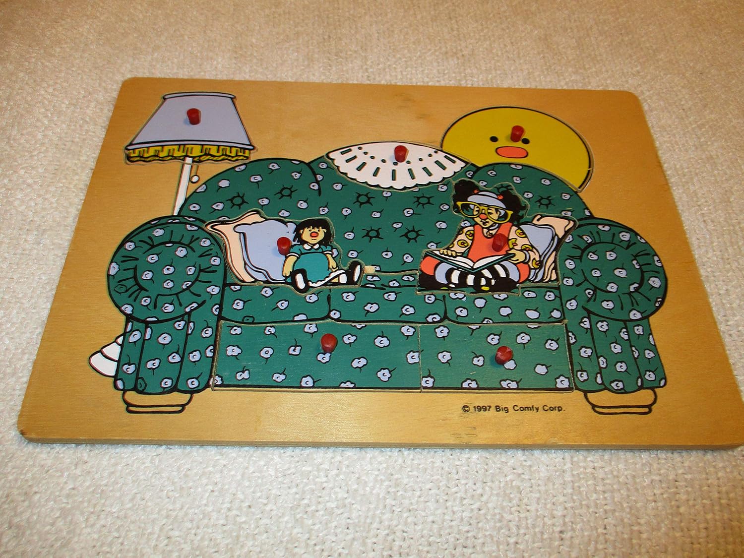 Amazon Com Vintage 1997 Molly And The Big Comfy Couch 7 Piece Peg