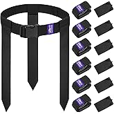 Uikro Flag Football Belts, 7 Player Flag Football Set, 21 Flags for Flag Football for Kids Youth Adults Training Sports