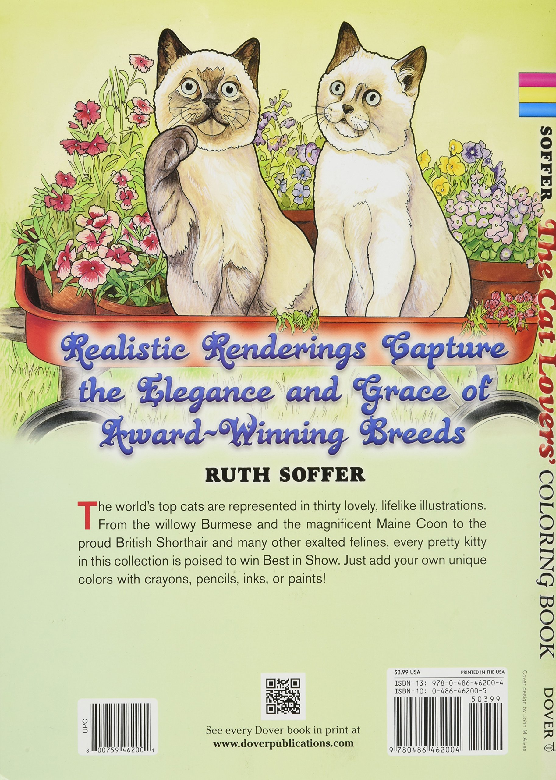 Amazon Com The Cat Lovers Coloring Book Dover Nature Coloring Book 9780486462004 Ruth Soffer Books