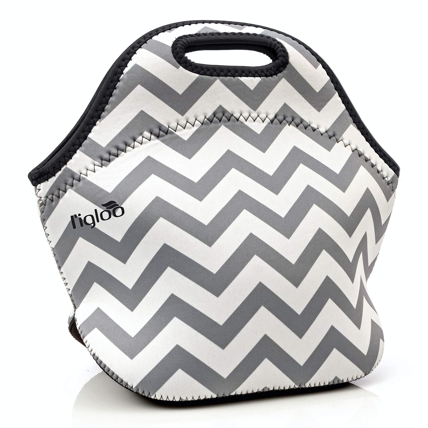 l'igloo Grey Neoprene Insulated Lunch Bag Extra Thick