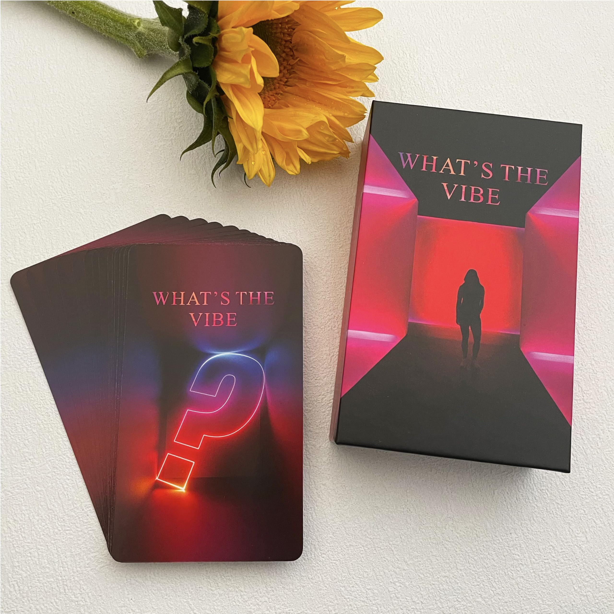 What's The Vibe Oracle Cards Deck, Oracle Cards for Beginners, Oracle Deck Used for Career and Life Relationships, Twin Flame, Soulmate, Karmic Connection