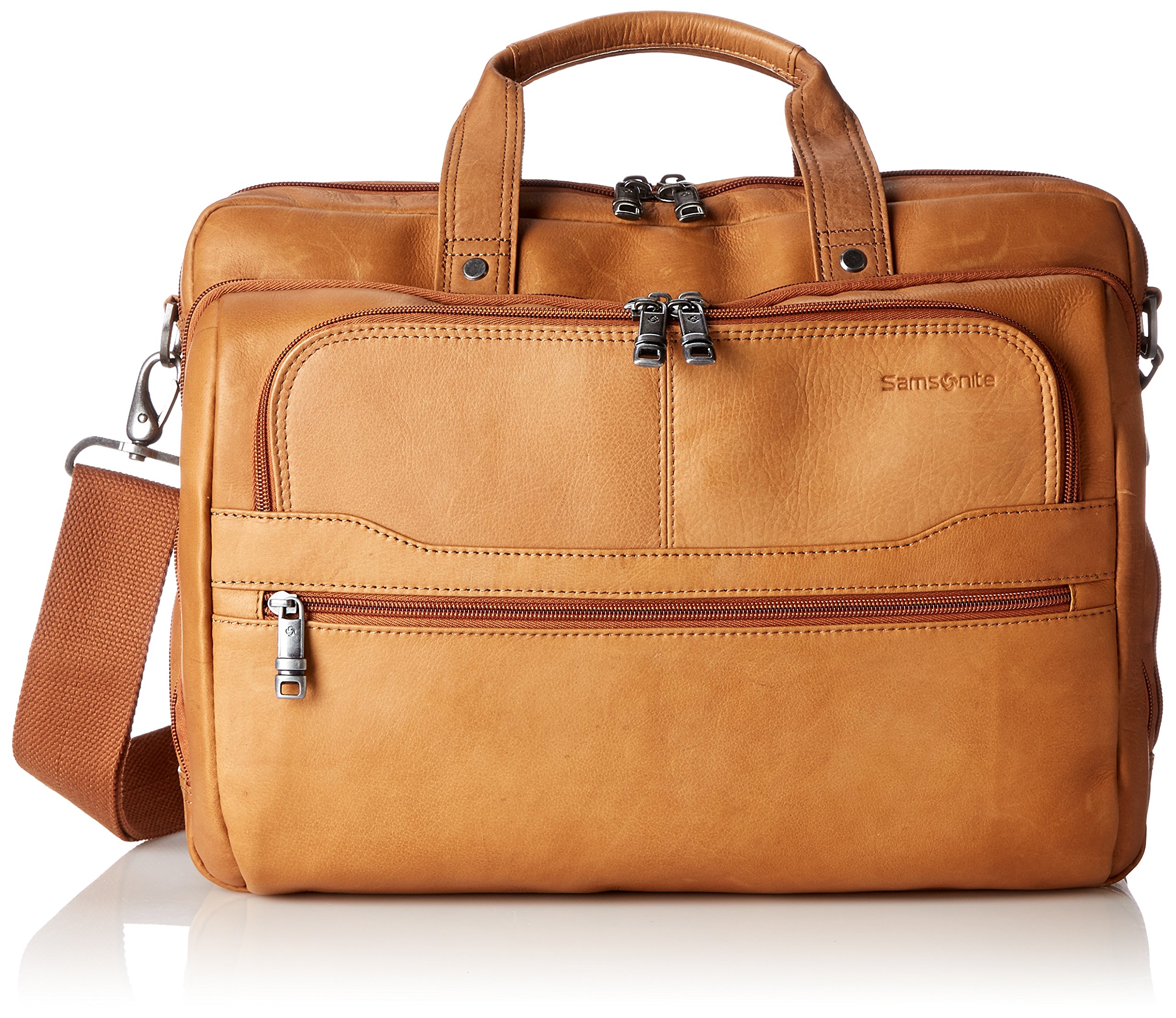 Samsonite Vachetta Leather 2 Pocket Business Case Tan Buy Online in