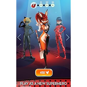 Miraculous Ladybug Cat Noir Run Jump Save Paris - 