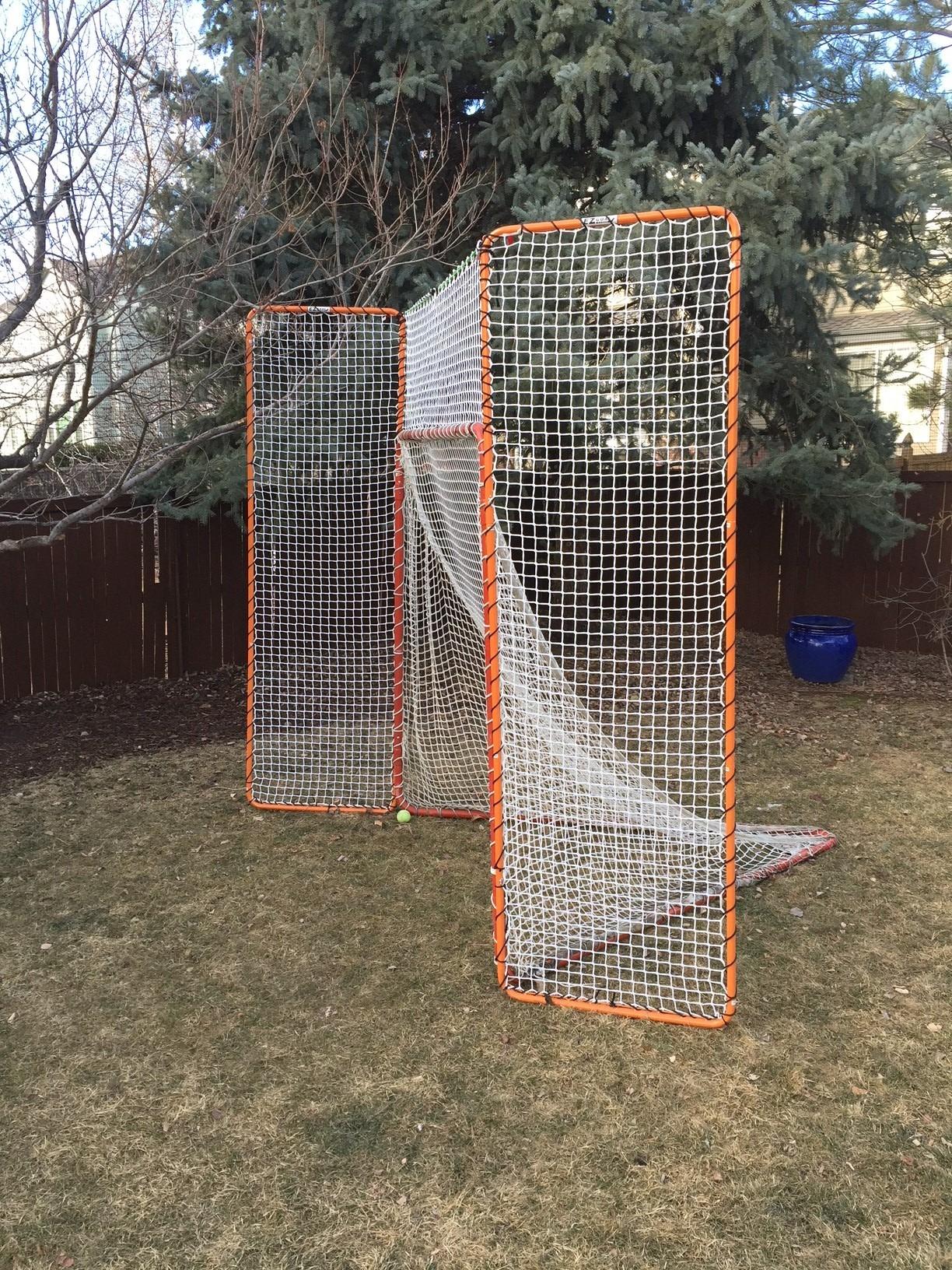 14/mo Finance EZGoal Monster Lacrosse Backstop Rebounder, 11' x 8