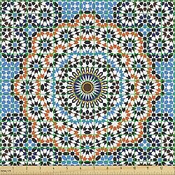 Ambesonne Vintage Fabric by The Yard, Moroccan