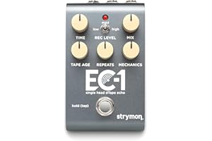 Strymon EC-1 Stereo Tape Echo Effects Pedal for Electric and Acoustic Guitar, Synths, Vocals and Keyboards
