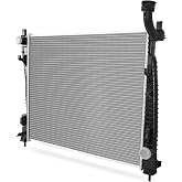 DWVO Complete Radiator Compatible with 2011-2021 Jeep Grand Cherokee | 11-21 Grand Cherokee Laredo/Limited/Overland/Summit/SRT 11-24 Durango SXT/GT/Citadel/RT/Crew/Limited 3.6L 5.7L CU13204
