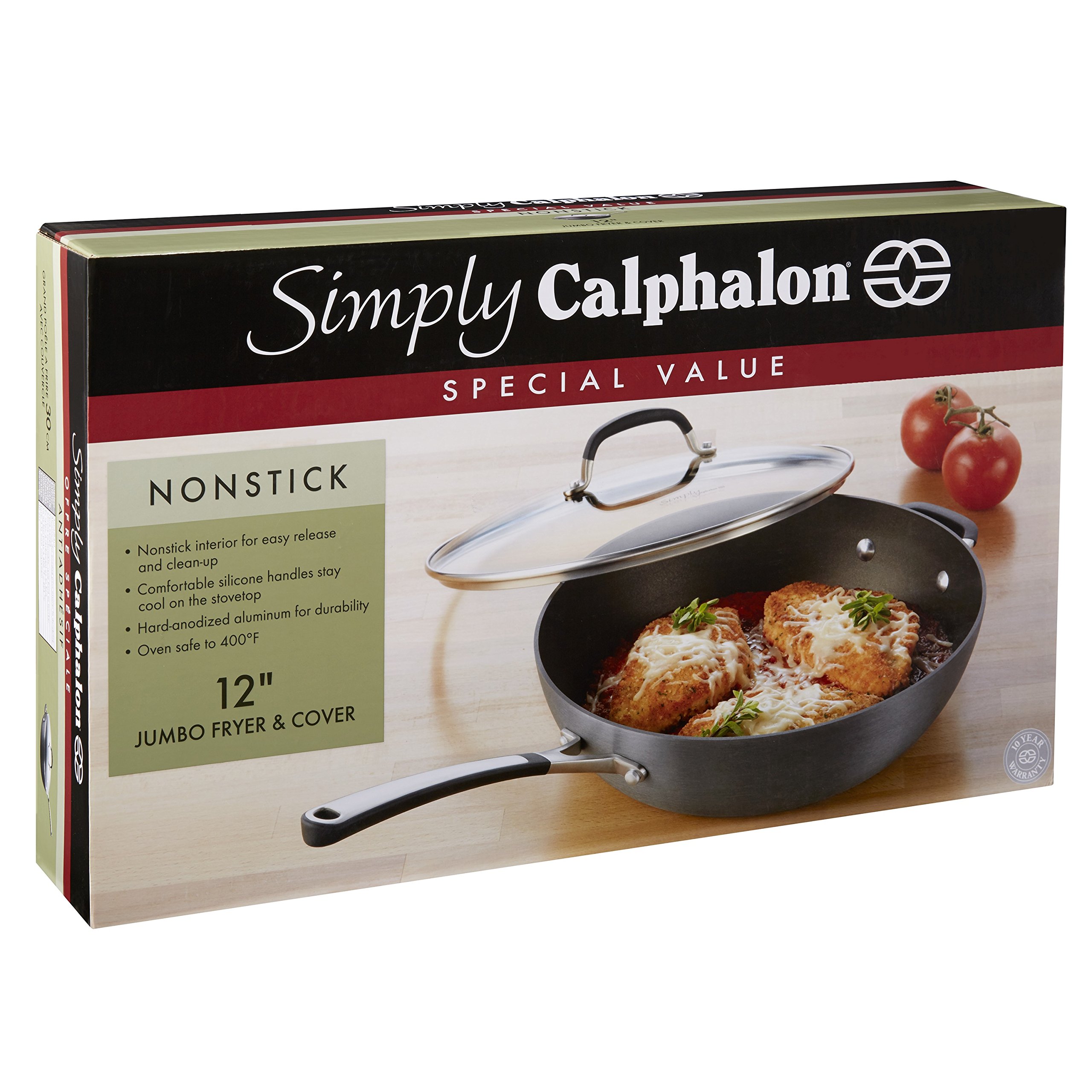 Simply Calphalon Nonstick 12" Jumbo Deep Fry Pan eBay