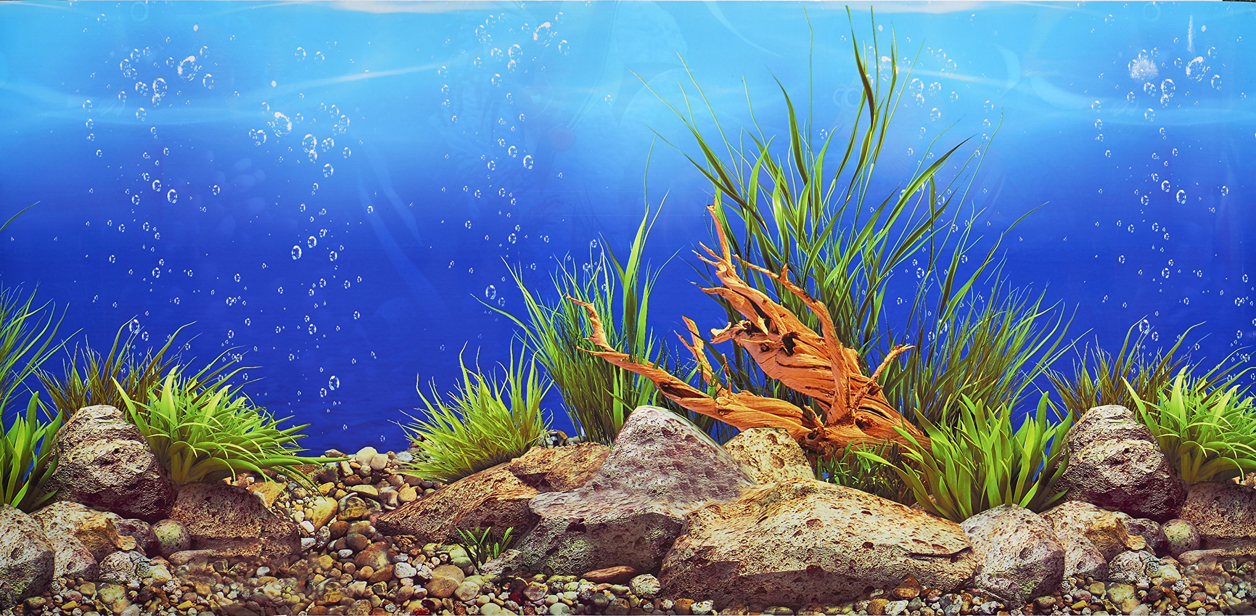 Pistachio Pet - Double-Sided Background Aquarium Poster, 45 x 100 cm