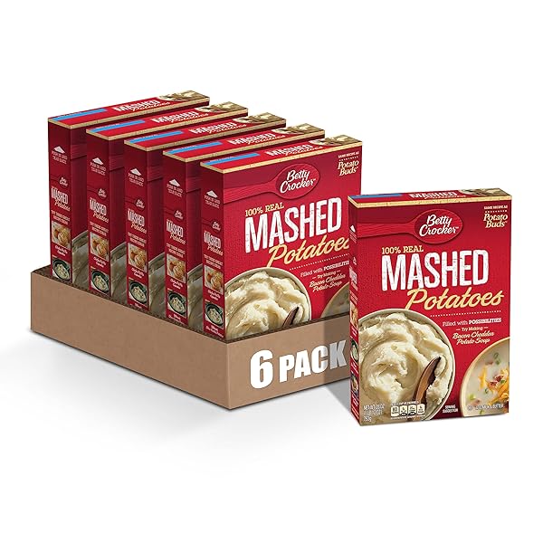 BETTY CROCKER GLUTEN FREE, 100% REAL POTATO BUDS,...