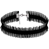 Sacina Goth Victorian Velvet Choker, Gothic Vintage Choker, Chocker Necklace for Women, Halloween Christmas Jewelry Gift For Women