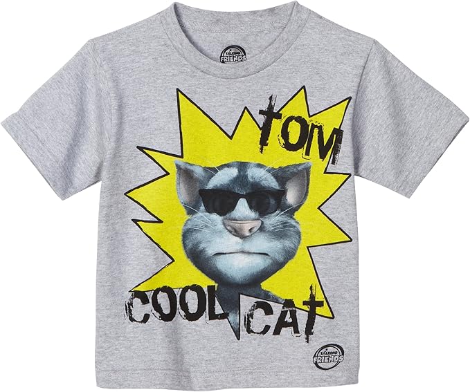 Talking Friends Little Boys' Talking Tom Cool Cat TShirt