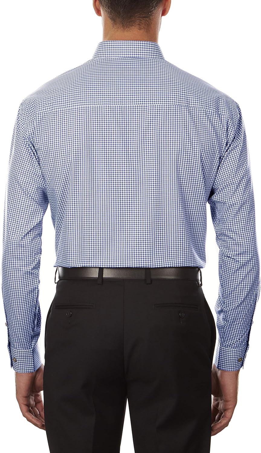 Unlisted by Kenneth Cole Men's Dress Shirt Regular Fit Checks and Stripes (Patterned) at  Men’s Clothing store