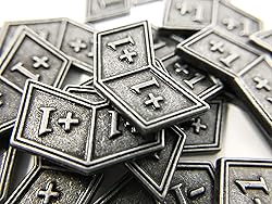 Citadel Black MTG Buff Counters +1/+1 and -1/-1 Set