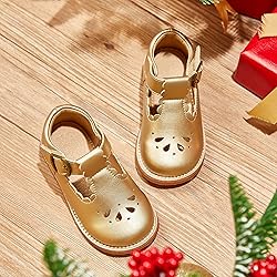 Felix & Flora Toddler Little Girl Gold Mary Jane
