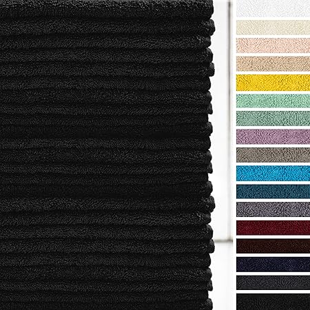 Lumaland Premium 24er Set Seiftücher Handtücher Frottee 30 x 30 cm aus 100% Baumwolle 420 g/m² mit Aufhänger schwarz