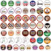 Coffee Variety Pack Sampler, Single Serve cups for the Keurig K Cup Brewer, 50 count